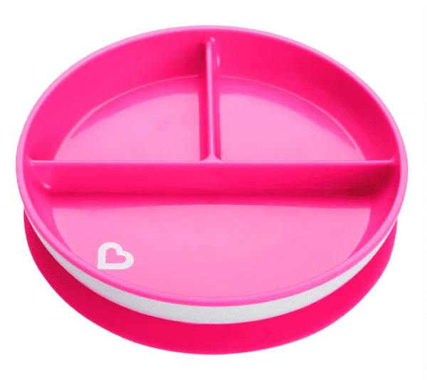 Munchkin Stay Put Suction Plate 6M+ - Pink