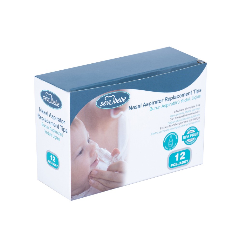 Nasal Aspirator Replacement Tips - Sevibebe - Babyworld Malta