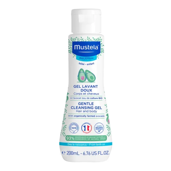 Gentle Cleansing Gel with Avocado-200ml-Mustela