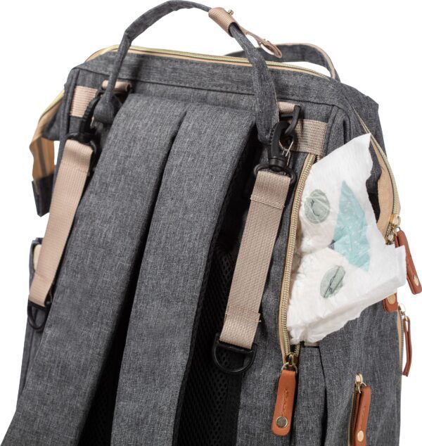 Urbane Diaper Backpack - Grey - Image 2