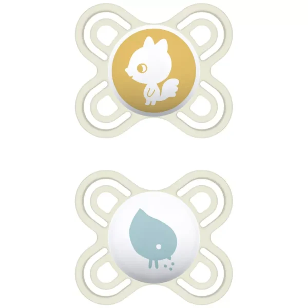 MAM Perfect Start Soother 0-2 Months (set of 2) - Ivory