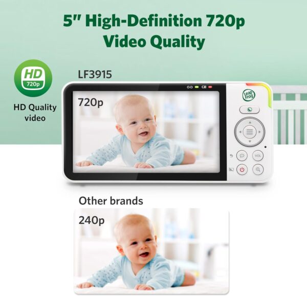 LeapFrog Smart WiFi Video Baby Monitor with Camera & Audio - Image 4