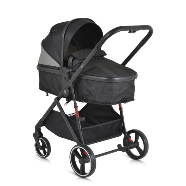 Moni Baby Stroller Marbella 2in1 - Black - Image 2