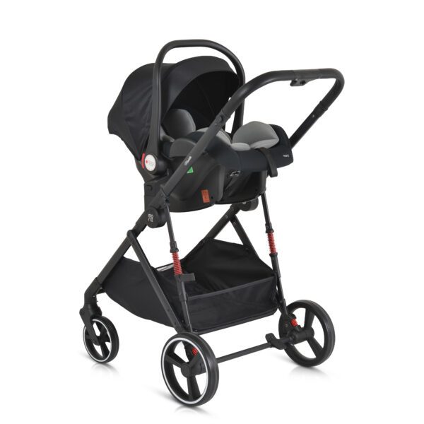 Moni Baby Stroller Marbella 2in1 - Black - Image 3