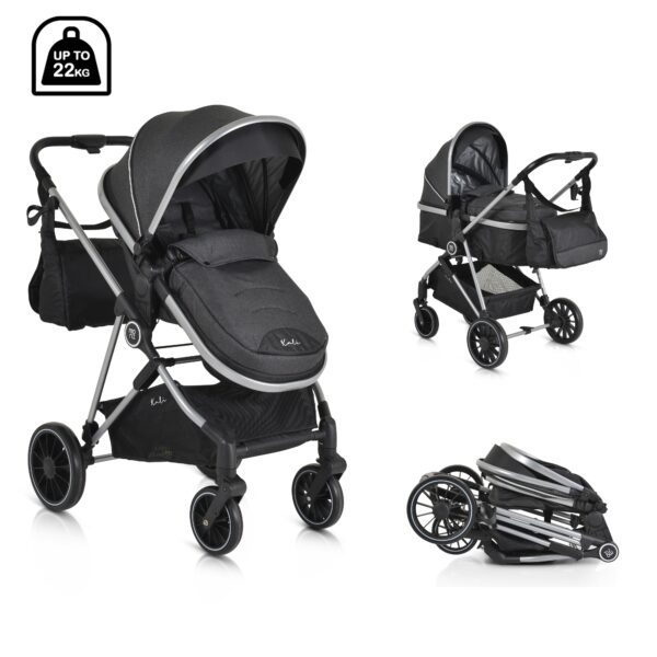 Moni Kali Baby Stroller - Black