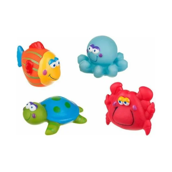 Akuku Bath Toys 6m+ (4 pcs)