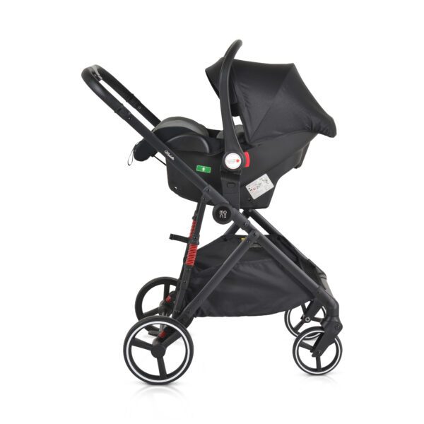 Moni Baby Stroller Marbella 2in1 - Grey - Image 3