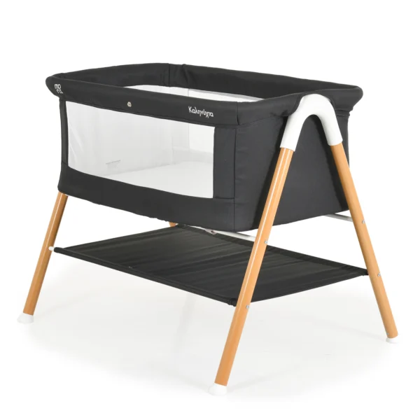 Moni Baby Crib Kalinihta - Black - Image 2