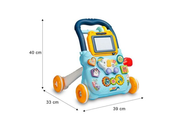 TOYZ Zoo Push Walker - Blue - Image 2