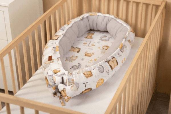 Sensillo Baby Nest 80x40 - Zodiac Grey