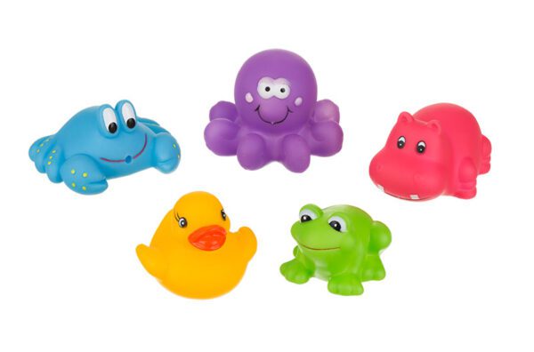 Akuku Bath Toys 6m+ (5 pcs)