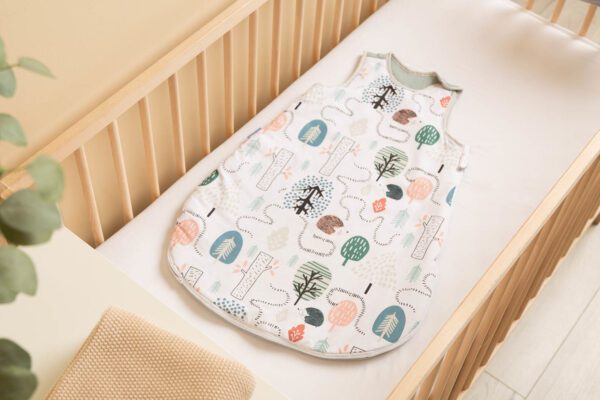 Baby Sleeping Bag (45x70) S - Emerald Hedgehogs - Image 4