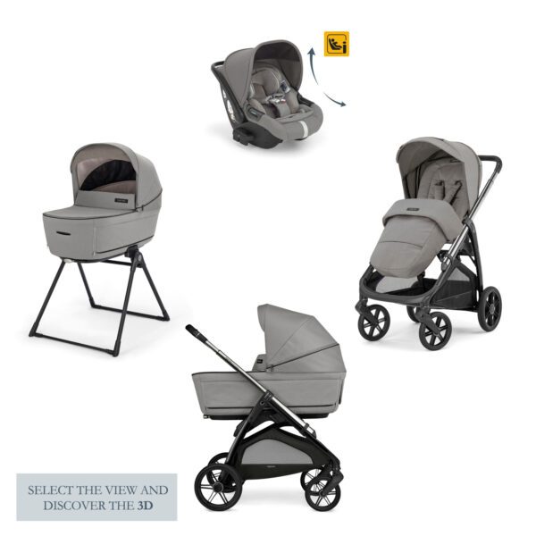 Inglesina Aptica 4in1 Travel System 2025 - Platinum Grey