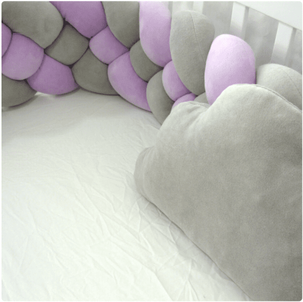 Aurora Braided Bedding Set - Lavender - Image 3