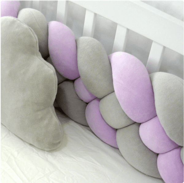 Aurora Braided Bedding Set - Lavender - Image 2