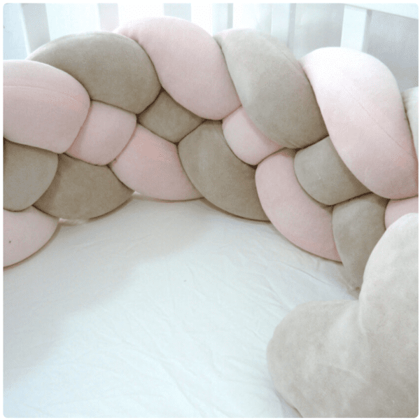 Aurora Braided Bedding Set - Flamingo - Image 3