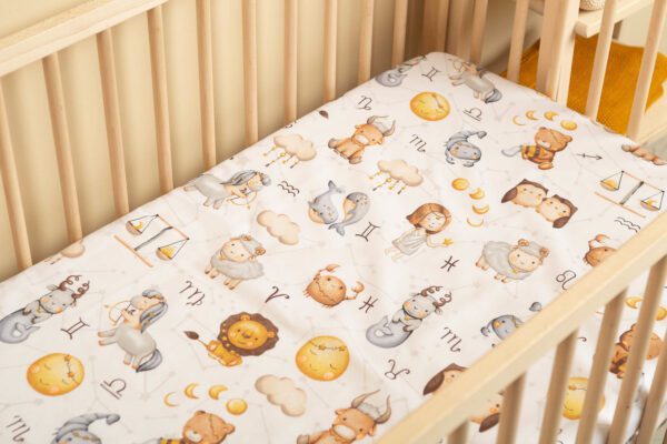 Printed Bed Sheet 60x120 - Zodiac - Image 4