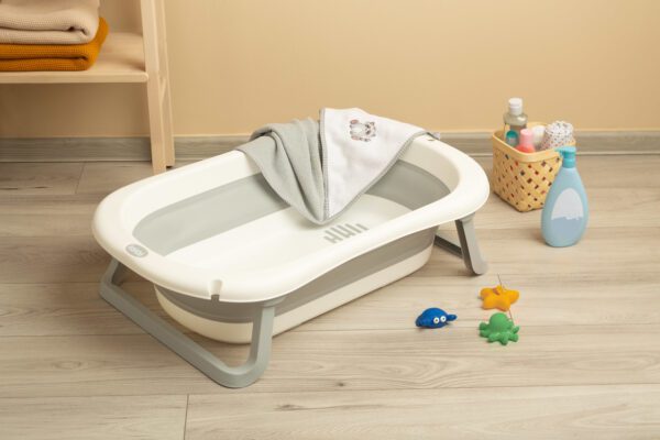 Foldable Baby Bath - Grey