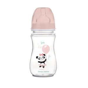 Canpol babies Anti-colic Wide Neck Bottle 240ml PP Easy Start EXOTIC ANIMALS