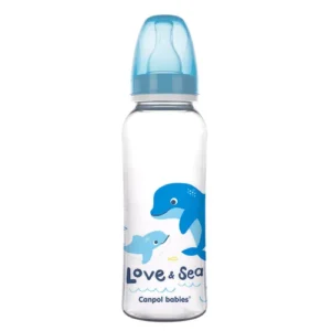Canpol babies Narrow Neck Bottle 250ml PP LOVE&SEA