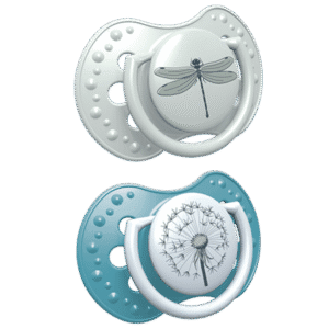 LOVI Silicone Dynamic Soother 18+ m 2 pcs Botanic Boy