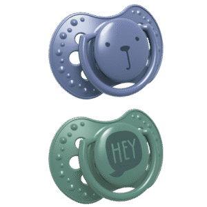 LOVI Silicone Dynamic Soother 6-18m 2 pcs Hey Boy