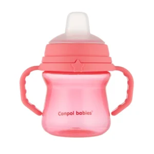 Canpol babies Cup with Silicone Spout FirstCup 150ml pink