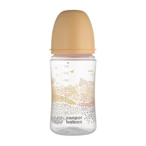 Canpol babies Anti-Colic Bottle EasyStart 240ml MOUNTAINS beige
