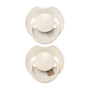 LOVI Prime Silicone Dynamic Soother 6-18m 2 pcs Coconut/Ivory