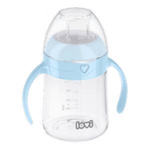 First cup with spout LOVI 150 ml Blue