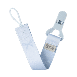 LOVI Soother Clip with Ribbon Baby Shower Boy