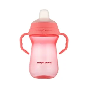 Canpol babies Cup with Silicone Spout FirstCup 250ml pink