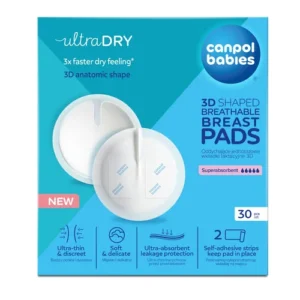 Canpol babies 3D Breathable Ultra-dry Disposable Breast Pads 30 pcs
