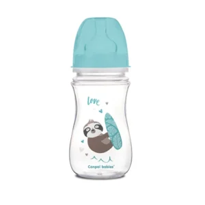 Canpol babies Anti-colic Wide Neck Bottle 240ml PP Easy Start EXOTIC ANIMALS