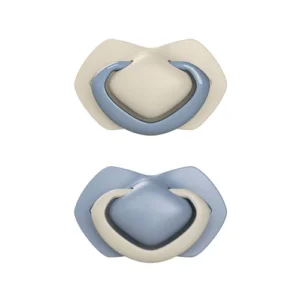 Canpol babies Silicone Symmetrical Soother 0-6m PURE COLOR 2 pcs
