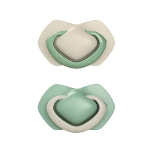 Canpol babies Silicone Symmetrical Soother 18m+ PURE COLOR 2 pcs