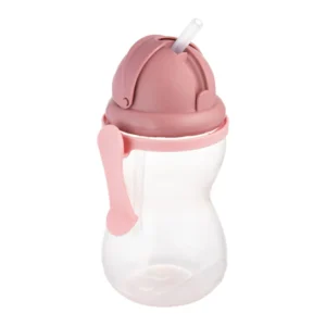 Canpol babies Sport Cup with Silicone Flip-Top Straw 370 ml pink