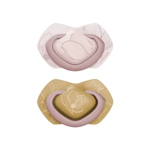 Canpol babies Silicone Symmetrical Soother 0-6m GOLD 2 pcs
