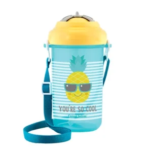 Canpol babies Cup with Flip-top Silicone Straw 400 ml So Cool Yellow