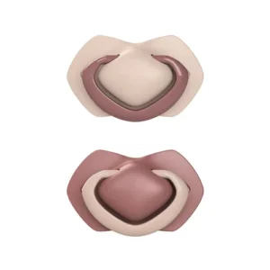 Canpol babies Silicone Symmetrical Soother 0-6m PURE COLOR 2 pcs
