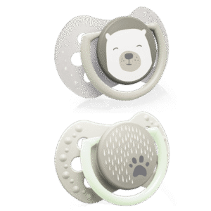LOVI Silicone Dynamic Soother 0-2m 2 pcs Buddy Bear