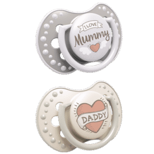 LOVI Silicone Dynamic Soother 6-18m 2 pcs I love